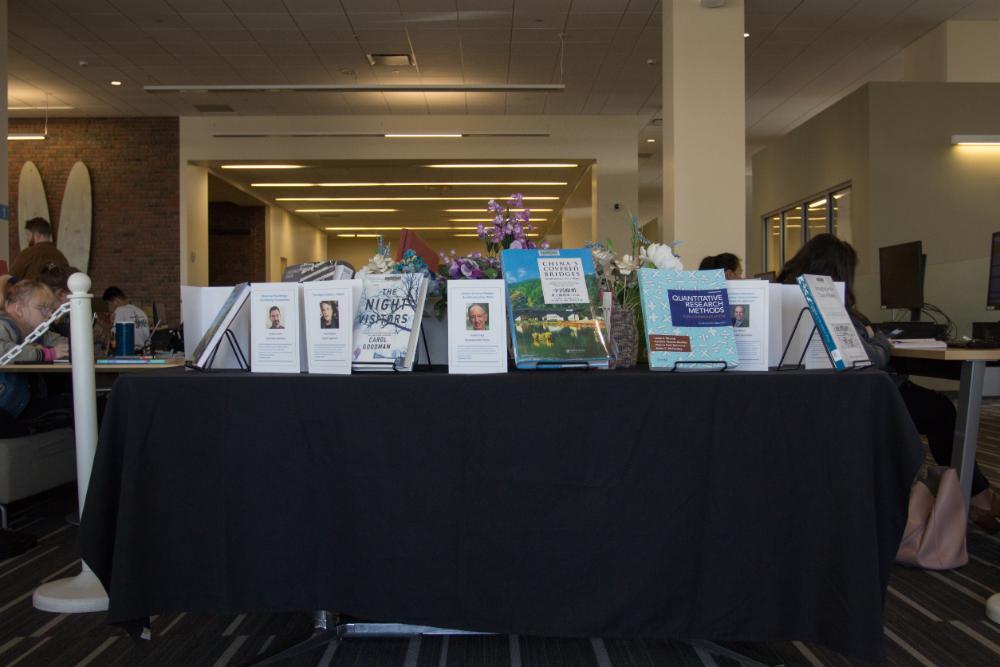 Students in library